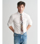 Gant Camisa Slim Fit De Popelina Elstica blanco