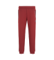 EA7 Pantalon de survtement Premium Shield bordeaux en viscose extensible