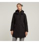 G-Star Hooded and lined parka with hood Vodan black