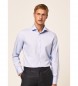 Hackett London Maglietta DC Pinpoint Azzurro Chiaro