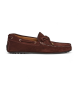 Hackett London Driver leren mocassins bruin