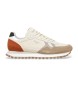 Pepe Jeans Zapatillas de piel Brti-On Master beige