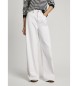 Pepe Jeans Jeans larghi Jaimy in bianco