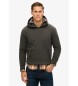 Superdry Sweatshirt com capuz e logÃ³tipo Essential preto