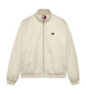 Tommy Jeans Beige gepolsterte Bomberjacke