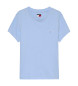 Tommy Jeans Maglietta blu lineare sottile