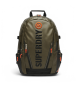 Superdry Mochila de lona con bordado verde