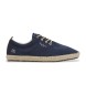 Pepe Jeans Tourist West navy leather trainers