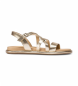 Wonders Sandali Izora in pelle dorata