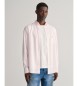 Gant Shirt Regular Fit pink striped poplin shirt