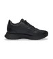 BOSS Sneakers i svart läder