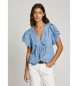 Pepe Jeans camicetta blu da donna