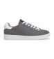 Hackett London Sneakers Bond in morbida pelle grigia