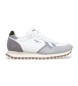 Pepe Jeans Skórzane buty Brti-On Master białe
