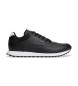 Tommy Hilfiger Zapatillas de Piel New Runner negro