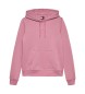 Tommy Jeans Sweatshirt mit Kapuze und linearem rosa Logo