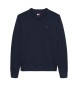 Tommy Jeans Navy slanke trui met ronde hals
