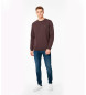 Tommy Jeans Sudadera de felpa peinada marrón