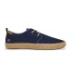 Pepe Jeans Zapatillas de piel Port Tourists marino