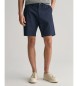 Gant Cales de sarja azul-marinho Slim Fit