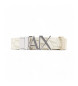 Armani Exchange Cinturn de placa blanco
