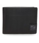 Pepe Jeans Carteira de couro Topper Preto