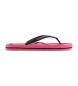 EA7 Pink logo-flipflops