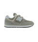 New Balance Tnis de couro 574 Core Hook & Loop verde