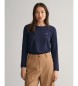 Gant Shield Navy Langarm T-Shirt