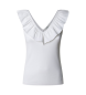 Pepe Jeans Top canal escote en v  Millie blanco