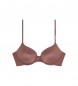 Tommy Hilfiger Izjemno mehak modrček push-up lila