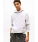 Tommy Jeans Gr sweatshirt med brstet fleece og htte