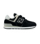 New Balance Leren sneakers 574 zwart