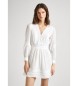 Pepe Jeans Vestido Susi blanco