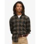Superdry Zielona koszula Leñador