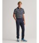 Gant Slim Fit chino-bukser i marinebl twill