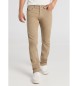 Lois Jeans Pantalon beige � coupe r�guli�re