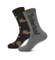 Timberland Sæt med 2 par strømper Print Grey, Navy