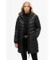 Superdry Fuji Mid Coat preto