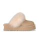 UGG Zapatillas de Piel Disquette Chalet marrón