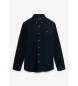 Superdry Classic Oxford L/S-skjorta Eclipse navy