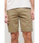 Superdry Light brown Officer chino shorts