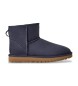 UGG Classic Mini II Leren Enkellaarsjes marine