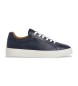 Hackett London Zapatillas de Piel Hackney Class marino