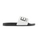 EA7 Flip-flops Maxilogo hvid, sort