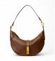Polo Ralph Lauren Polo ID Mini Shoulder-taske i brunt læder