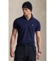 Lauren Ralph Lauren O icónico polo em piqué azul-marinho