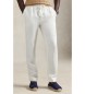 Lauren Ralph Lauren Leinenhose Slim Tapered Fit weiß