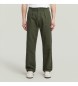 G-Star Pantal�n Pleated Chino Relaxed verde