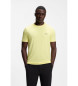 BOSS T-shirt med gul logodetalje